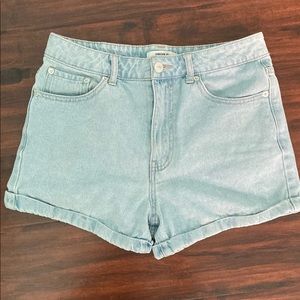 Forever 21 high-rise mom shorts